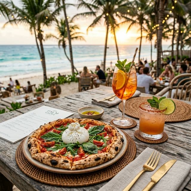 Signature dining at Manawari Beach Resort
